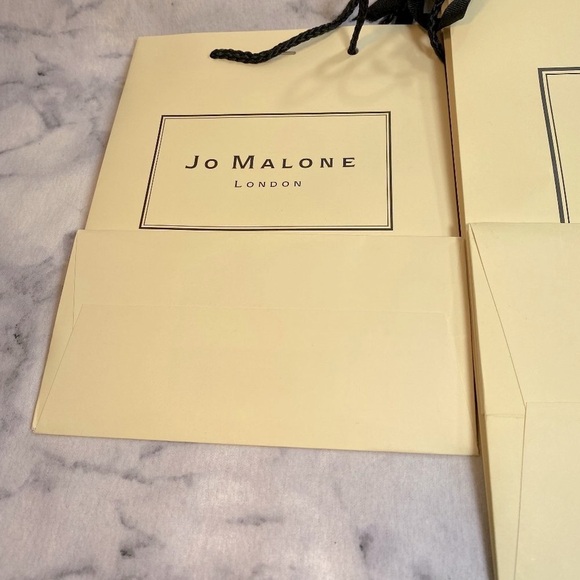 Jo Malone London Duo Gift Bag Set,Beige Black Parfum Cologne, Large & Medium-NEW - Picture 2 of 6